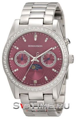 Romanson Женские наручные часы Romanson RM 4210Q LW(PUR)