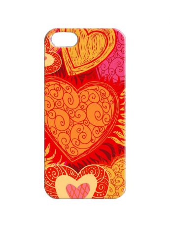 Chocopony Чехол для iPhone 5/5s "Рыжие сердца"