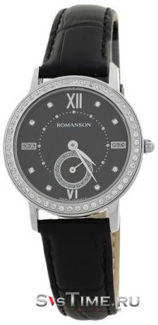 Romanson Женские наручные часы Romanson RL 3240Q LW(BK)BK