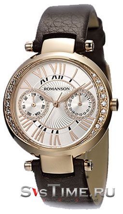 Romanson Женские наручные часы Romanson RL 2612Q LR(WH)BN