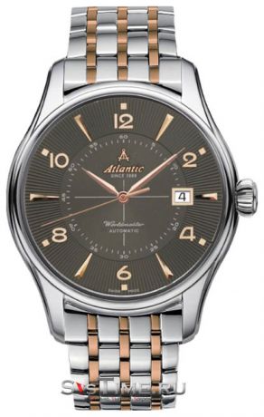 Atlantic Мужские швейцарские наручные часы Atlantic 52752.41.45RM
