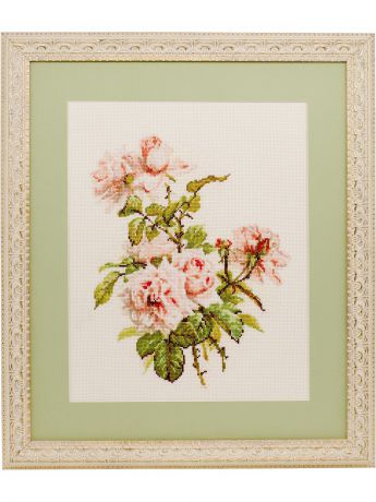 Ажур Набор для вышивания нитками "Розовые розы"