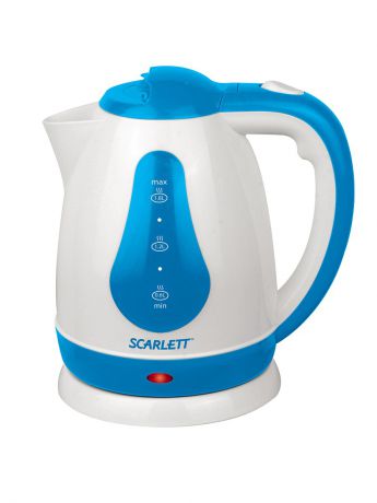 Scarlett Чайник Scarlett SC-EK18P29 1.8л. 1700Вт белый/голубой (пластик)