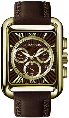 Romanson Мужские наручные часы Romanson TL 0353H MR(BROWN)