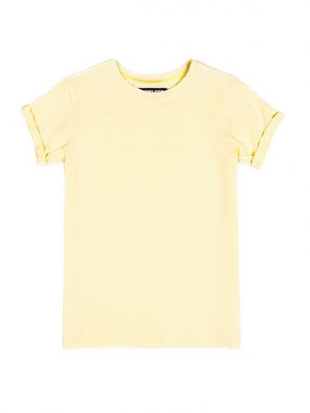 Eniland Женская футболка с подвернутыми рукавами прямого фасона