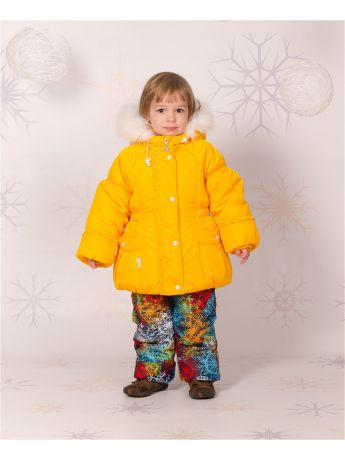 GooDvinKids Комплект (куртка, ПК) зимний для девочки 