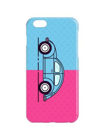 Chocopony Чехол для iPhone 6 "Розово-голубой жук"