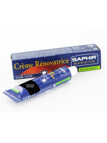 Saphir Восстановитель кожи Creme RENOVATRICE, 25 мл. (жидкая кожа) (ЧЕРНЫЙ - 01)