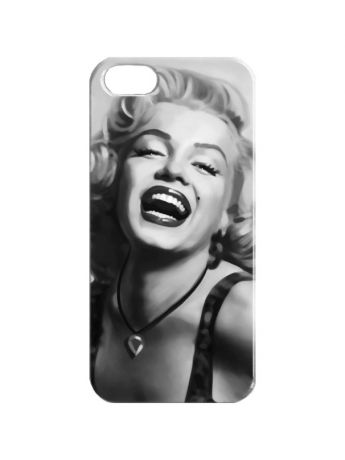Chocopony Чехол для iPhone 5/5s "Монро улыбается на черном"