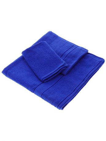 Aisha Махровое полотенце-синий-40х40-100% хлопок, УзТ-МПБ-005-08-19