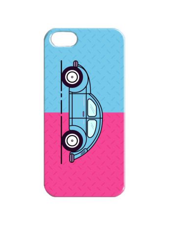 Chocopony Чехол для iPhone 5/5s "Розово-голубой жук" Арт. IP5-283