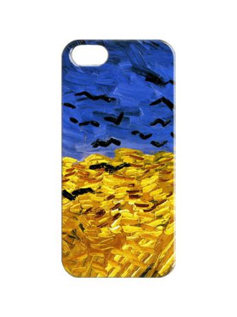 Chocopony Чехол для iPhone 5/5s "Ван Гог - Пшеничное поле с воронами"