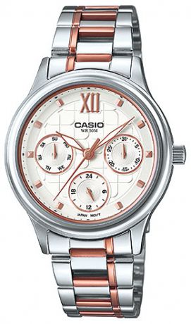Casio Женские японские наручные часы Casio LTP-E306RG-7A
