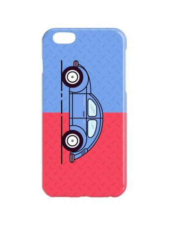 Chocopony Чехол для iPhone 6 "Сине-красный жук"