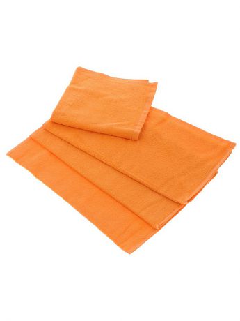 Aisha Махровое полотенце-оранжевый-50х90-100% хлопок, УзТ-МПМ-004-01-27