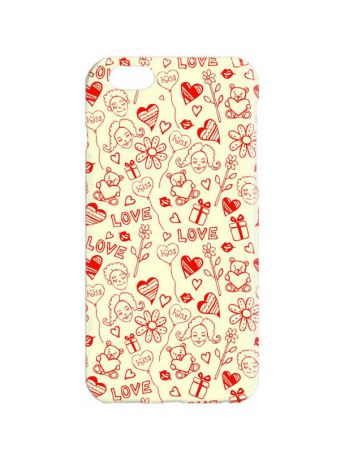 Chocopony Чехол для iPhone 6Plus "Love принт" Арт. 6Plus-093