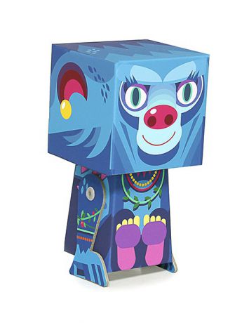 Krooom Игрушки из картона Krooom от 3 лет: модель Fold My Treecher - Шимпанзе Лоретта