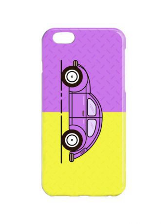 Chocopony Чехол для iPhone 6Plus "Фиолетово-желтый жук"