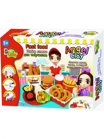 ANGEL CLAY Игровой набор массы для лепки Angel Clay "Fastfood"