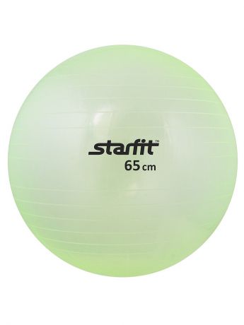 starfit Мяч гимнастический STARFIT GB-105 65 см, прозрачный, зеленый