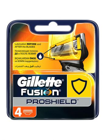 GILLETTE Сменные кассеты Gillette Fusion ProShield (4 шт.)