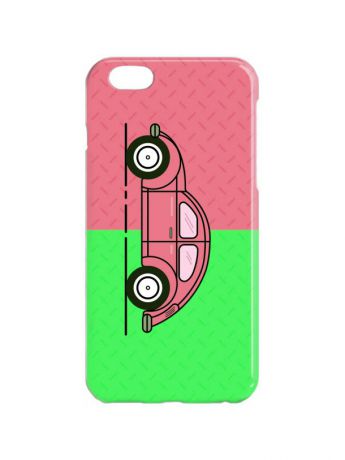Chocopony Чехол для iPhone 6Plus "Кораллово-зеленый жук" Арт. 6Plus-288