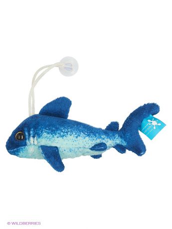 АБВГДЕЙКА Мягкая игрушка акула синяя малыш 13 см