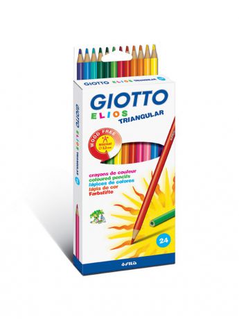FILA Giotto elios tri цветные пластиковые карандаши 24 шт.