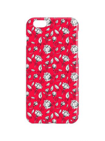 Chocopony Чехол для iPhone 6Plus "Цветы на красном" Арт. 6Plus-003