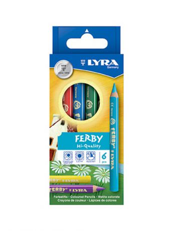 Lyra Lyra  superferby  6 цв. Высокопигментные цветные карандаши.