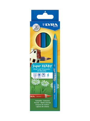 Lyra Super ferby деревянные карандаши 12 цв.