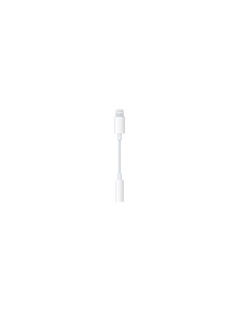 Apple Переходник Apple MMX62ZM/A Jack 3.5мм (m)-Lightning белый