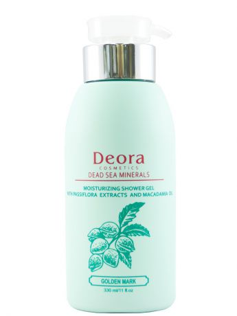 Deora Cosmetics Гель для душа с экстрактом пассифлоры и маслом макадамии, 330 мл.