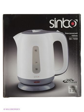 Sinbo Чайник Sinbo SK 7358 1.8л. 2200Вт слоновая кость (пластик)