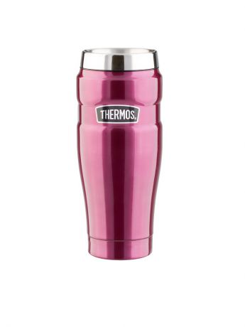 Thermos Кружка термос со стальной колбой SK1005 Matte Raspberry leak proof Vacuum Travel Tumbler 470ml