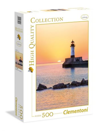 Clementoni Итальянский пазл Clementoni. Серия High Quality "Закат на побережье с маяком".