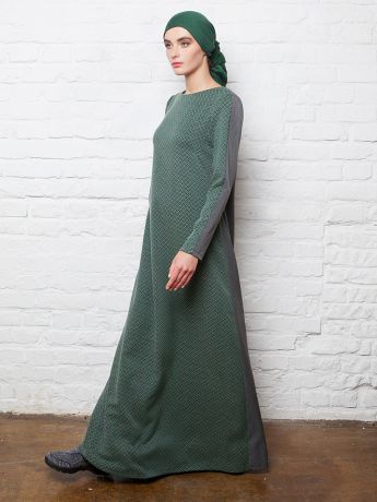 Bella kareema Платье из костюмной ткани двухцветное