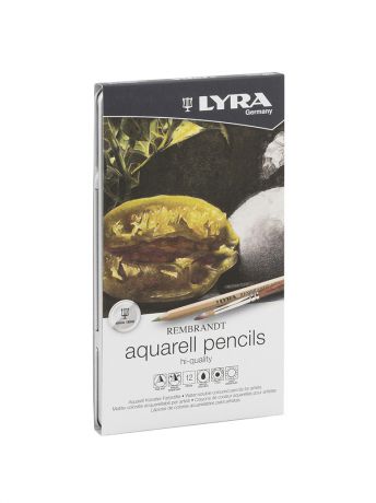Lyra Rembrandt aquarell Художественные цветные карандаши в мет коробке 12 цв