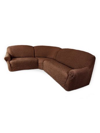 Еврочехол Еврочехол "Модерн" Какао на классический угловой диван