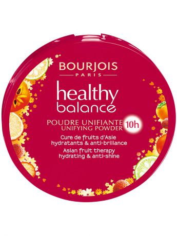 Bourjois Выравнивающая компактная пудра "Healthy Balance", 52 тон