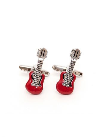 Churchill accessories Запонки музыка красные гитары рок-н-ролл