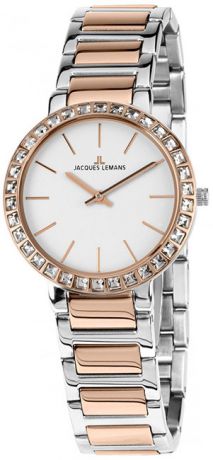 Jacques Lemans Женские швейцарские наручные часы Jacques Lemans 1-1843B