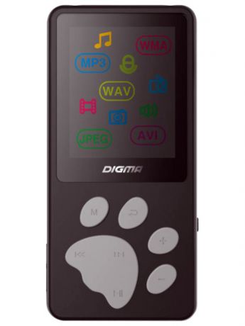 DIGMA Плеер Flash Digma S3 4Gb черный/серый/1.8"/FM/microSD
