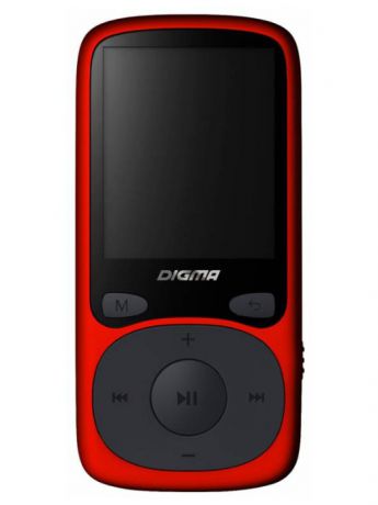DIGMA Плеер Flash Digma B3 8Gb красный/1.8"/FM/microSD