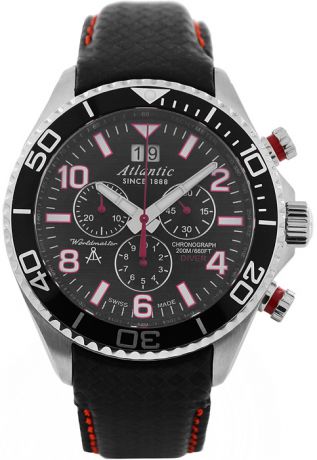 Atlantic Мужские швейцарские наручные часы Atlantic 55470.47.65RC