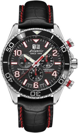 Atlantic Мужские швейцарские наручные часы Atlantic 55470.47.65R