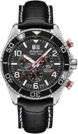 Atlantic Мужские швейцарские наручные часы Atlantic 55470.47.65S