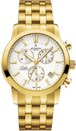 Atlantic Мужские швейцарские наручные часы Atlantic 62455.45.21