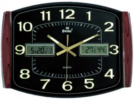 Gastar Настенные интерьерные часы Gastar T 501 YG B