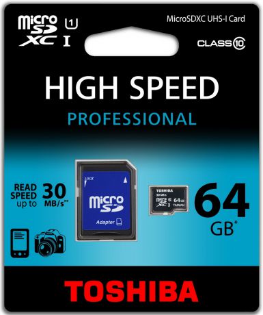 Toshiba Micro SDXC 64Gb Сlass10 UHS-I